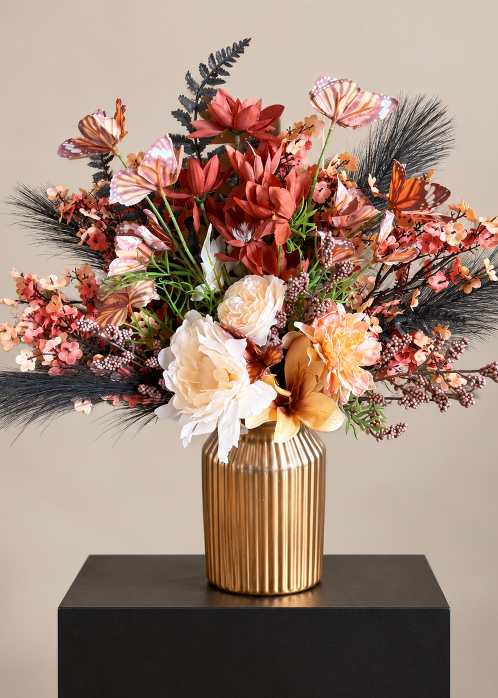 Salontafel Boeket Butterfly Noir