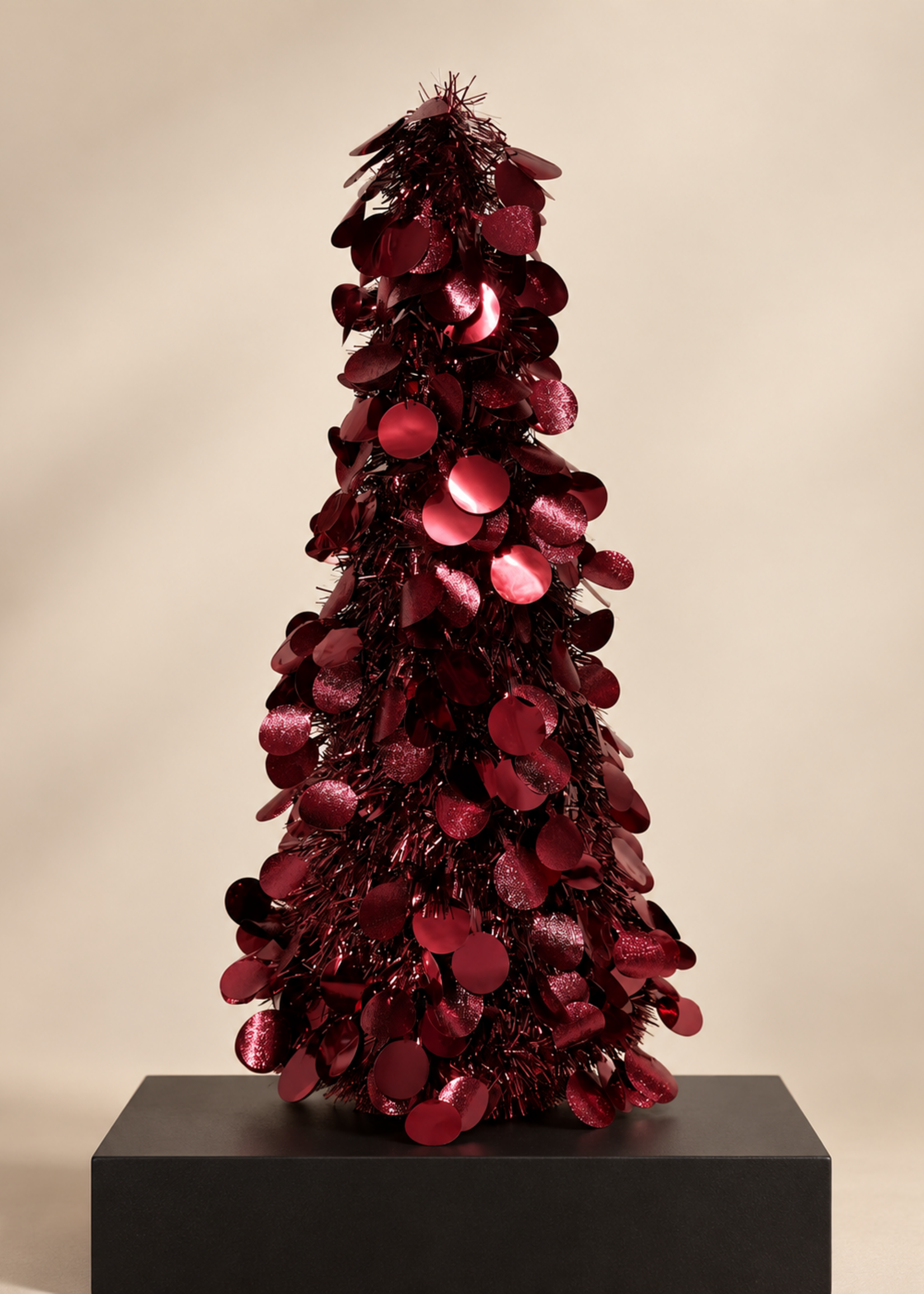 Kerstboom sparkle Bordeaux