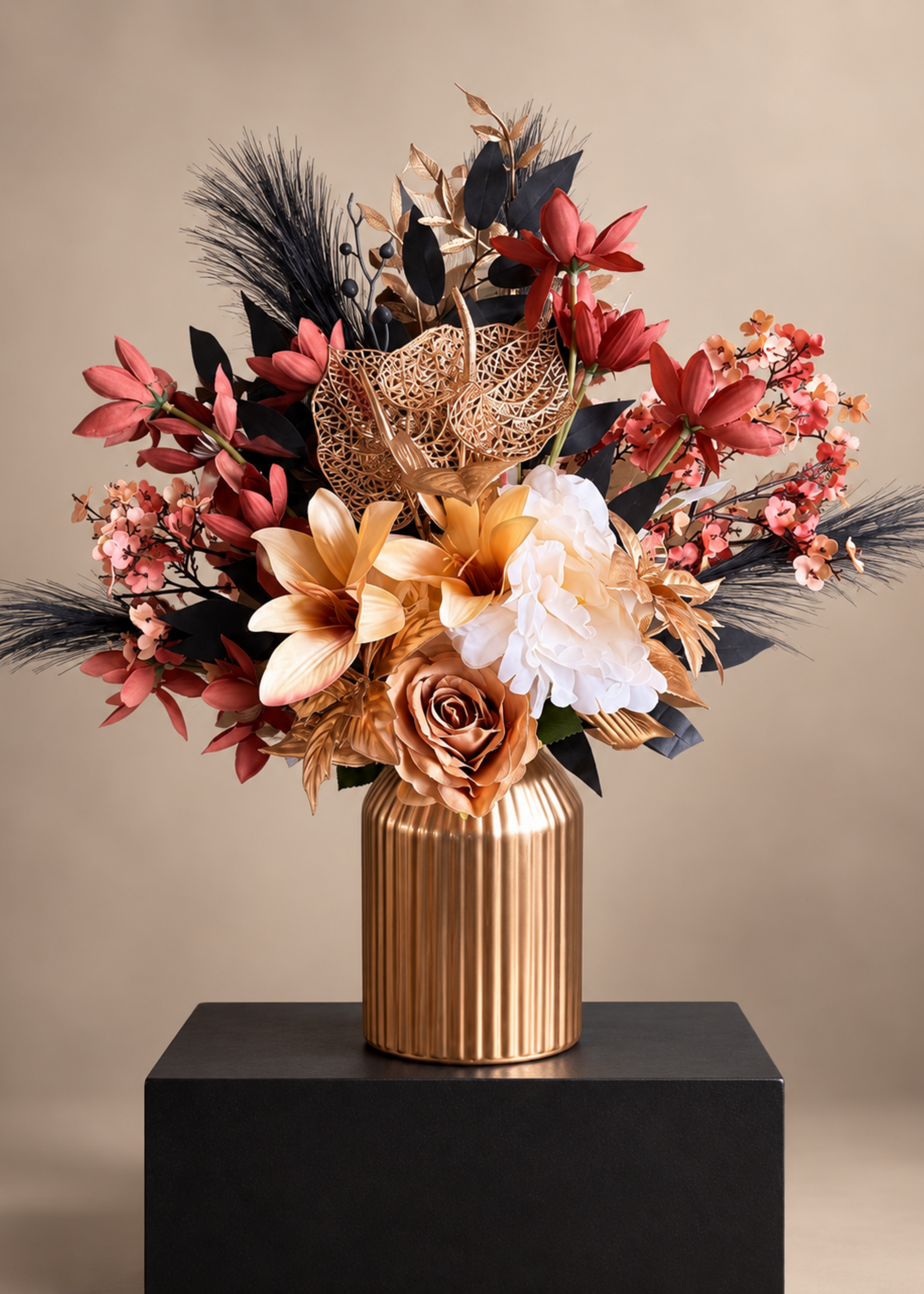 Salontafel Boeket Noir Blossom Glow