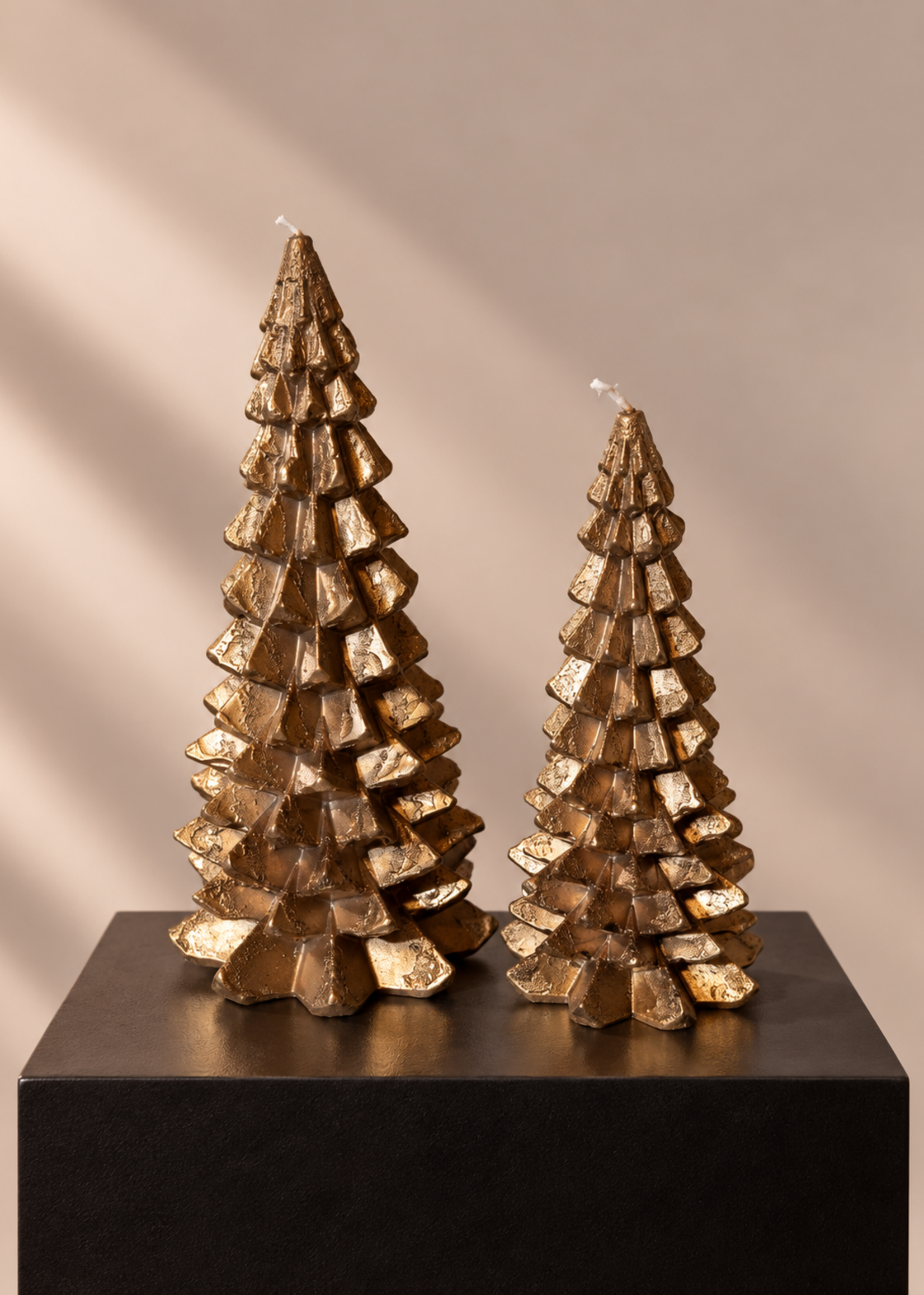 Kerstboom Kaarsen Set van 2 Goud