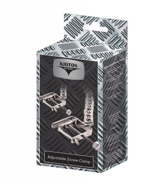 Kiotos Bizarre Adjustable Chrome-Plated Nipple Clamps for Intense Sensations
