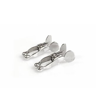 Kiotos Bizarre Comfortable Stainless Steel Nipple Clamps with Soft Balls for Secure Fit