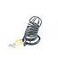 Premium Zwarte RVS Chastity Cage Voor Mannen Met Comfortabele Pasvorm
