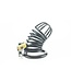 Stylish Black Stainless Steel Chastity Cage for Ultimate Comfort & Control