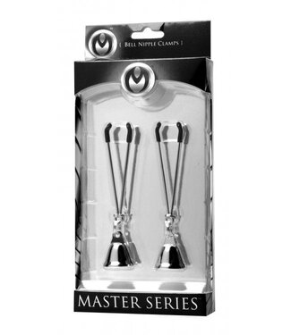 Master Series Master Series Verstelbare Tepelklemmen Met Vinyl En Geluidseffecten