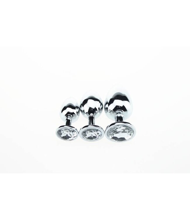 Large Aluminium Butt Plug - 9 cm | Durable & Comfortable Metal Toy