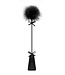 Sweet Caress Mini Pompons Black Whip - Stylish Phthalate-Free BDSM Accessory
