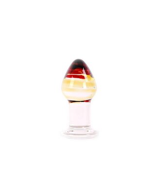 Kiotos Glass Kiotos Glass Dildo En Butt Plug 8,7 cm Met Warm & Koud Effect
