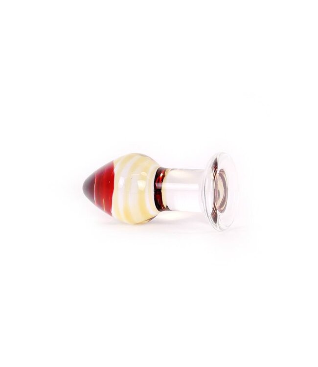 Kiotos Glass Kiotos Glass Dildo Butt Plug 8.7cm – Sensual Warm & Cold Experience