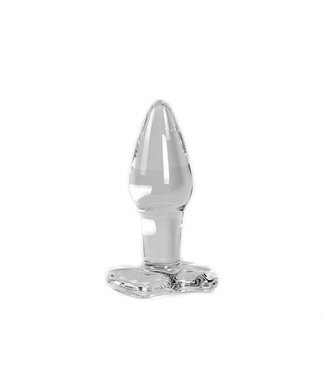 Kiotos Glass Kiotos Glass Handgemaakte Glas Butt Plug 10,7 x 3,2 cm Warm & Koud