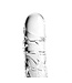 Kiotos Glass Kiotos Glass Glazen Dildo Helder Rond 20x4,5 cm Met Ballen