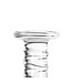 Kiotos Glass Kiotos Clear Glass Dildo 16cm - Sensational Warm & Cold Play Fun