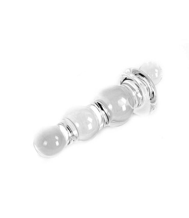Kiotos Glass Kiotos Glass Glazen Dildo 17,5 cm Warm & Cold Helder Gedraaid