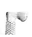 Kiotos Glass Kiotos Clear Ribbed Glass Dildo 17cm - Handmade, Durable & Unique