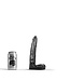 All Black All Black Classic 21 cm Realistic Black Dildo - Easy to Use & Clean