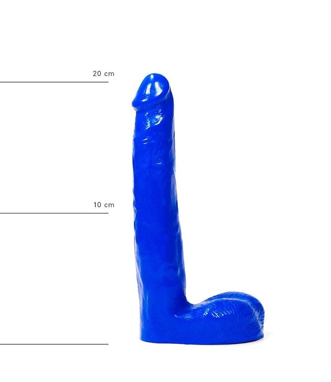 All Black All Black Classic 21 cm Realistic Black Dildo - Easy to Use & Clean