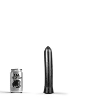 All Black Vielseitiger Anal-Dildo 22,5 cm - Realistisch in Schwarz, Rot & Blau