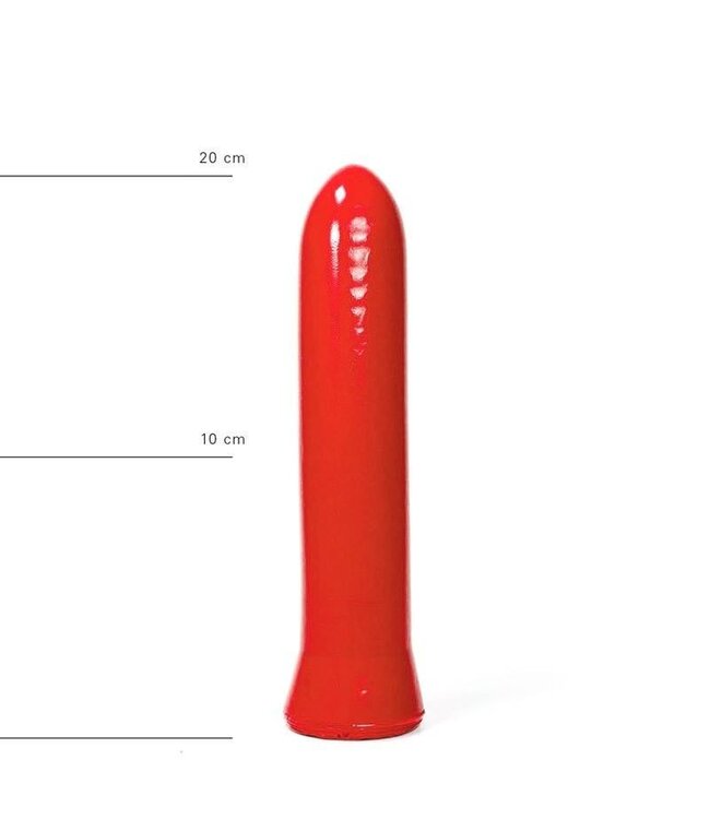 All Black All Black 22 cm Realistische Flexibele Dildo Voor Anaal en Vaginaal Gebruik