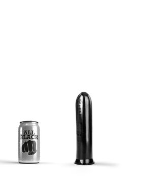 All Black Flexibler Realistik Dildo 19,5 cm – Biegsam und edel in Schwarz