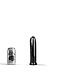 All Black Realistic Flexible Dildo 19.5 cm - Black, Red & Blue Options Available