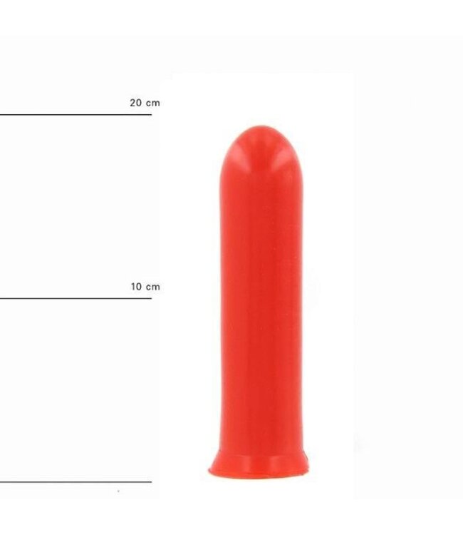 All Black Flexibler Realistik Dildo 19,5 cm – Biegsam und edel in Schwarz
