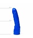All Black Ergonomischer Flexi-Dildo in Blau, Rot oder Schwarz – 20 cm Genuss pur