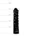 All Black Realistic 33 cm All Black Dildo - Large, Veined, Intense Pleasure