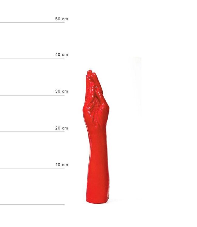 All Black Ergonomic Fisting Toy 37x7 cm - Available in Black, Red, Blue
