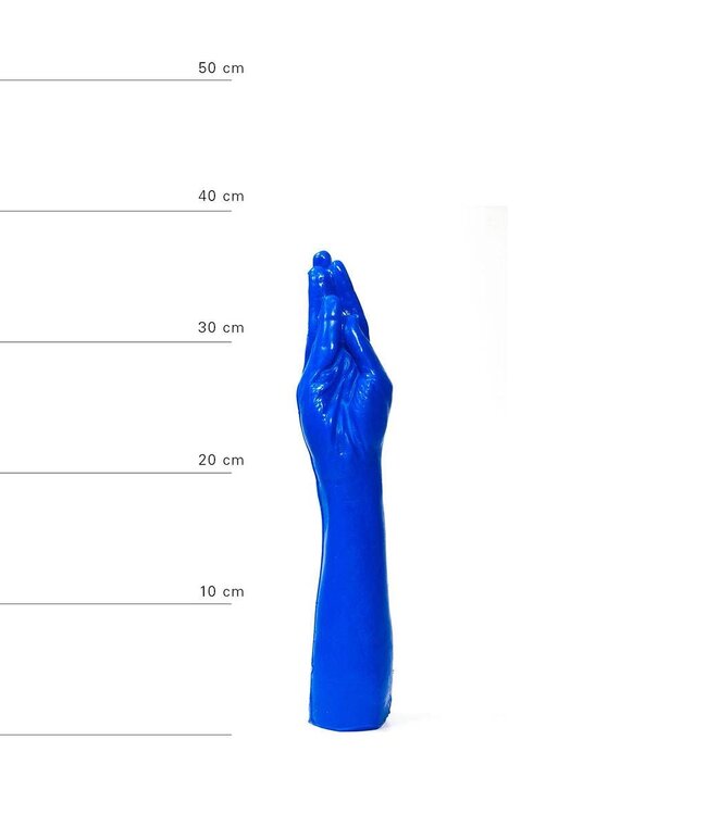 All Black Ergonomische Fisting Plug 37x7 cm Met Hygiënische Transparante Hoes