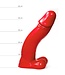 All Black Classic 45cm Waterproof Dildo - Flexible, Phthalate-Free, Color Options