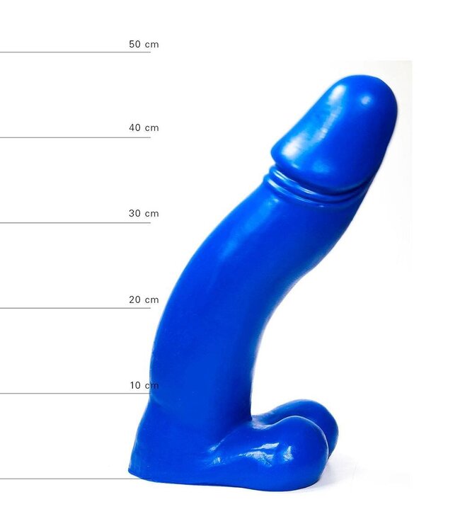 All Black Flexibele All Black Dildo 45 cm | Waterdicht, 9 cm Diameter, Kleuropties