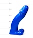 All Black Flexibele All Black Dildo 45 cm | Waterdicht, 9 cm Diameter, Kleuropties