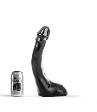 All Black All Black Flexibele Dildo 32 cm Waterdicht In Zwart, Rood en Blauw