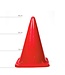 All Black Giant Cone-Shaped Butt Plug 27x18 cm | XXL Anal Toy in Black, Red, Blue