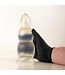 All Black Ribbed Butt Plug 23cm - Black, Red, Blue | Easy to Use & Clean