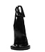All Black All Black XL Realistic Dildo - Flexible, Waterproof & Easy to Clean