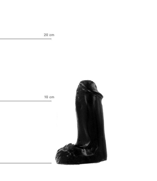 All Black Farbiger Dildo 13 cm – Anfängerfreundlich mit praktischer Schutzhülle