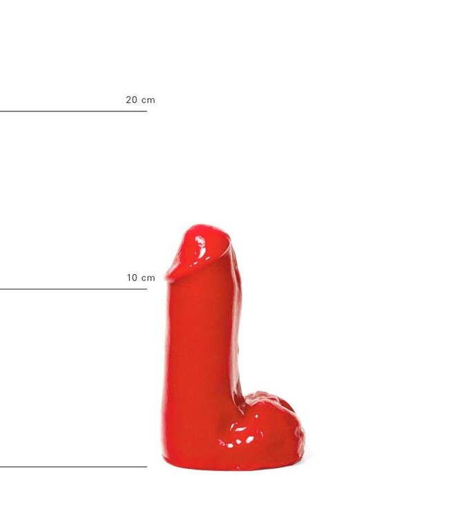 All Black Compacte All Black Dildo 13 cm X 4,5 cm Voor Beginners In Zwart, Rood, Blauw