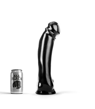 All Black Vielfarbiger Dildo 37 cm – Fest, für analen und vaginalen Genuss