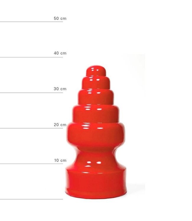 All Black Advanced 4-Layer 27cm Buttplug Met 3 Kleuropties En Maximale Diameter 13,5cm