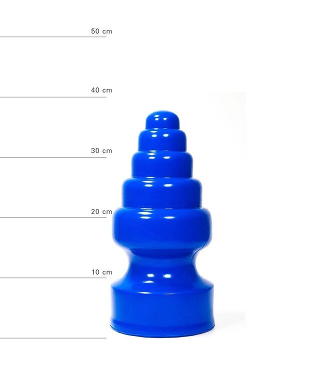 All Black Advanced 4-Layer 27cm Buttplug Met 3 Kleuropties En Maximale Diameter 13,5cm
