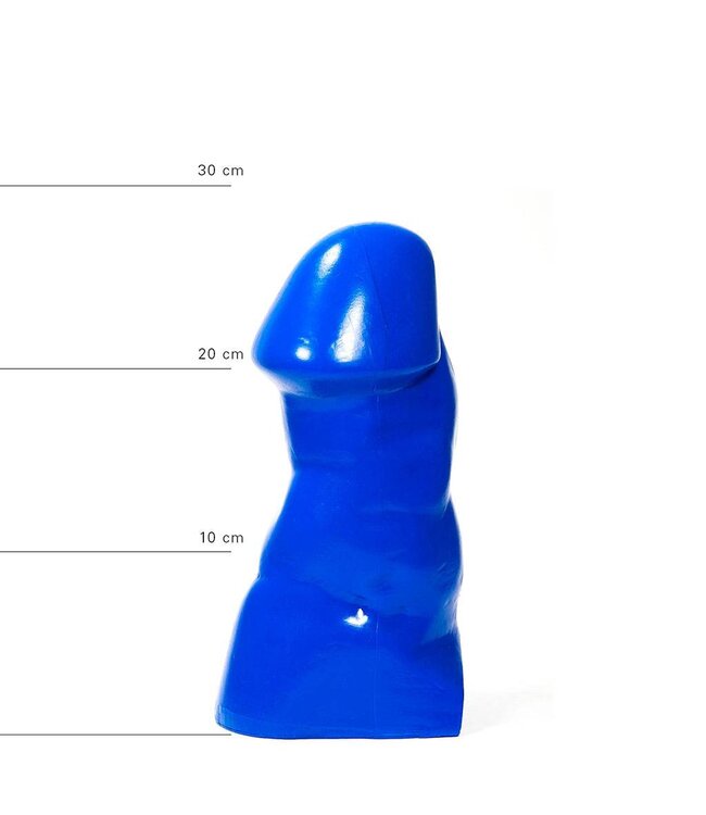 All Black Realistische Dildo 25 cm Met Geaderde Schacht En 9,5 cm Diameter