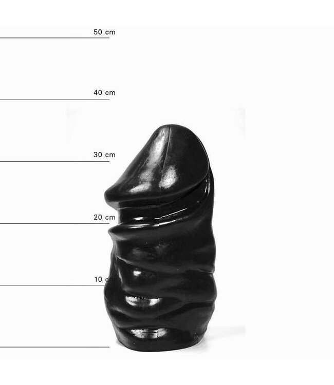 All Black Giant 32 cm Dildo - Black, Red, Blue | Wide 16.5 cm Ø for All Use