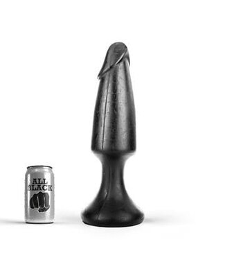 All Black All Black Realistische Giant Dildo 35 cm Ø 9 cm Voor Beginners