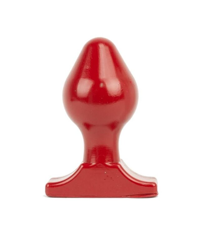 All Black Eleganter Buttplug 16 cm – Weich und geschmeidig in Schwarz, Rot und Blau