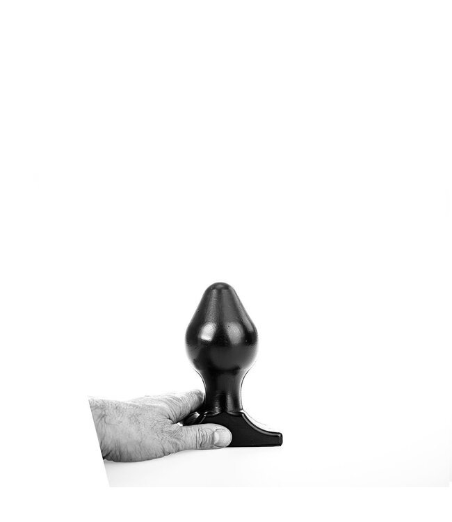 All Black Eleganter Buttplug 16 cm – Weich und geschmeidig in Schwarz, Rot und Blau