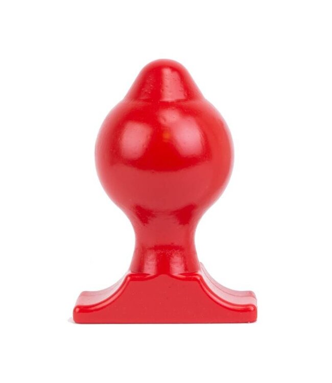 All Black Flexible 18cm Butt Plug - Black, Red, Blue, Ø 9.3cm for Gradual Stimulation