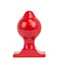 All Black Vielfältiger Buttplug 17 cm – Weich und geschmeidig in Schwarz, Rot, Blau