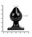 All Black ComfortFit Buttplug 19 Cm Zacht En Soepel In Zwart, Rood Of Blauw