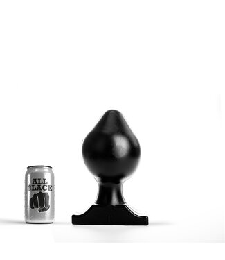 All Black Weicher Buttplug 22,5 cm - Schwarz, Rot & Blau | Komfortabel & Diskret